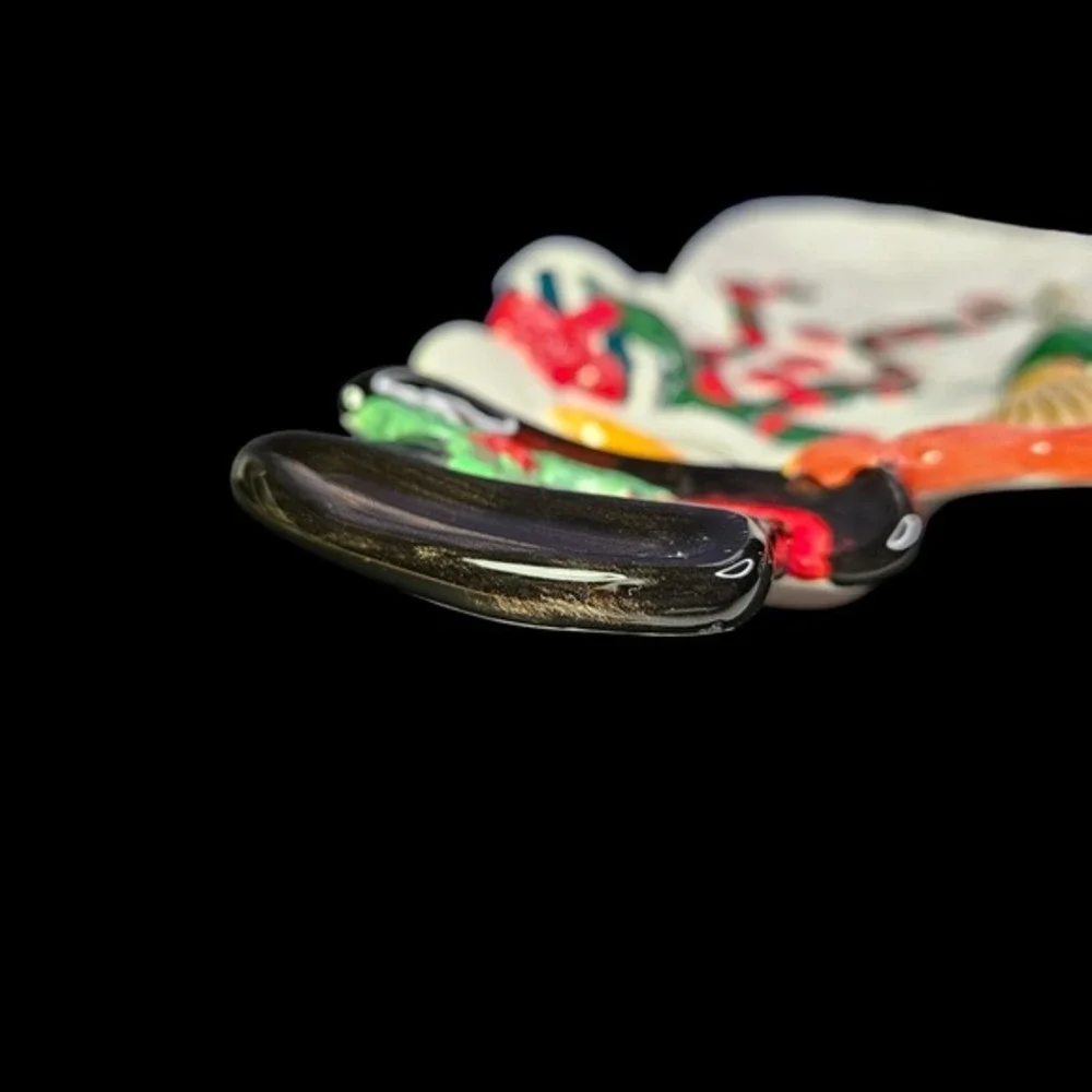 Fitz And Floyd‎ Snack Therapy Snowman Serving Tray Plate Dish Holiday Xmas Decor